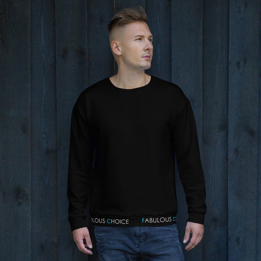 Unisex Sweatshirt Black Signature