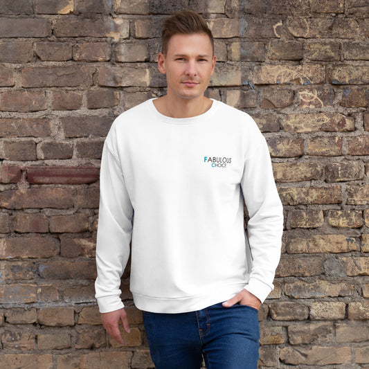 Unisex Sweatshirt White Love