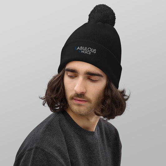 Pom pom beanie Black Men