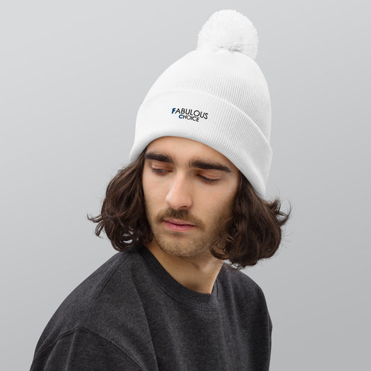 Pom pom beanie White Men